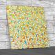 Vibrant Mosaic Of Tiles Square Canvas Print Large Picture Wall Art