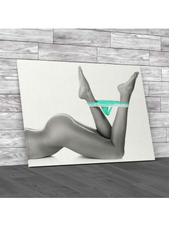 Laying Down Knickers Off Canvas Print Large Picture Wall Art