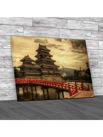 Matsumoto Castle Japan Canvas Print Large Picture Wall Art
