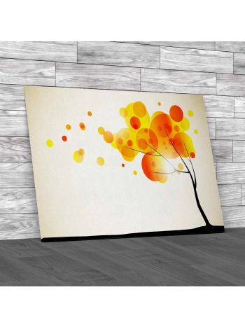 Abstract Tree Bloom Canvas Print Large Picture Wall Art