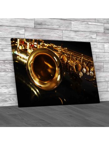 Music Saxophone Canvas Print Large Picture Wall Art