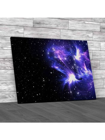 Space Galaxies and Stars Canvas Print Large Picture Wall Art