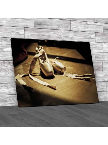 Ballet Dance Shoes Canvas Print Large Picture Wall Art