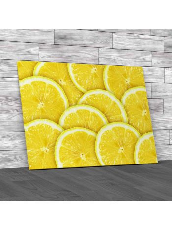 Citrus Fruit Background Canvas Print Large Picture Wall Art