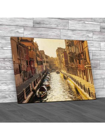 Canals Of Venice Canvas Print Large Picture Wall Art