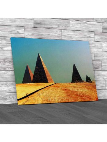 Pyramids Panorama Canvas Print Large Picture Wall Art