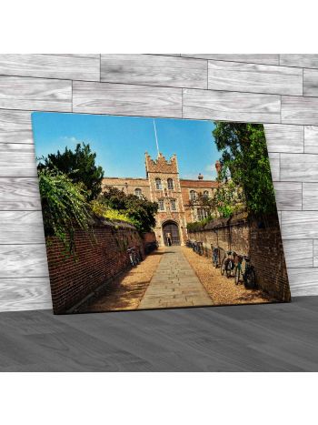 Jesus College Canvas Print Large Picture Wall Art