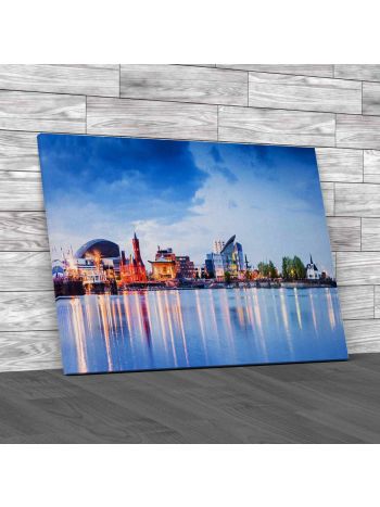 Cardiff Bay Canvas Print Large Picture Wall Art