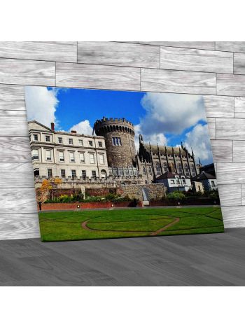 Dublin Castle In Dublin Canvas Print Large Picture Wall Art
