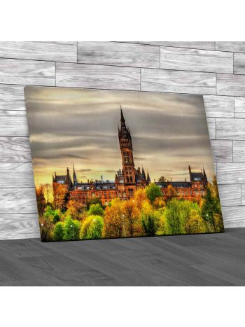 University Of Glasgow Canvas Print Large Picture Wall Art