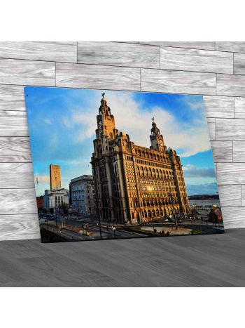 The Royal Liver Building Canvas Print Large Picture Wall Art