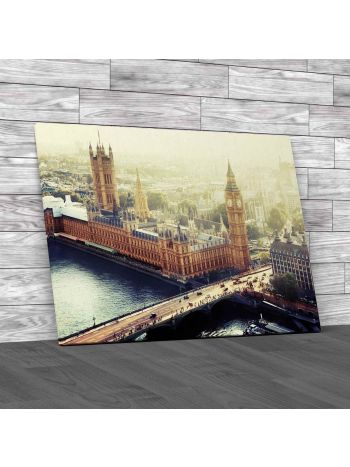 Palace Of Westminster Canvas Print Large Picture Wall Art