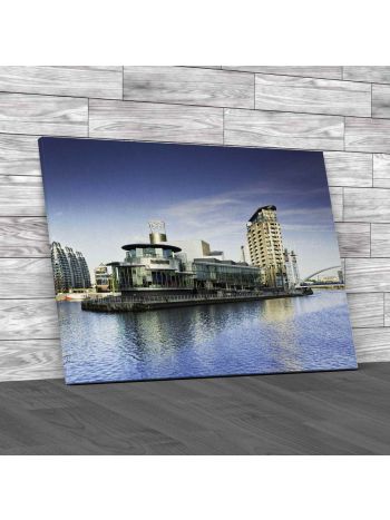 Salford Quays Canvas Print Large Picture Wall Art