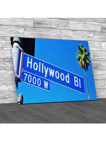 Hollywood Boulevard Canvas Print Large Picture Wall Art