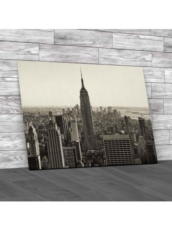 Empire State Building Canvas Print Large Picture Wall Art