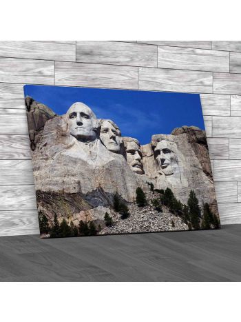 Mount Rushmore National Monument In South Dakota Canvas Print Large Picture Wall Art