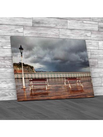 Penarth Pier And Seafront 2 Canvas Print Large Picture Wall Art