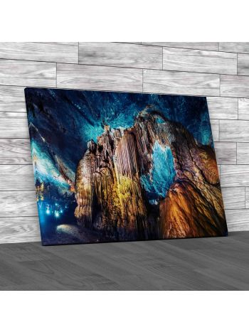 Paradise Cave Vietnam Canvas Print Large Picture Wall Art