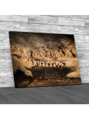 Cave In Bulgaria Canvas Print Large Picture Wall Art