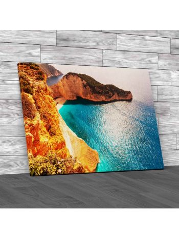 Landscapes On Zakynthos Island Greece Canvas Print Large Picture Wall Art