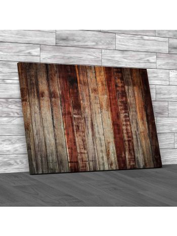Faded Wood Panels Canvas Print Large Picture Wall Art