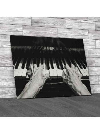 Piano By Lukas Budimaier Canvas Print Large Picture Wall Art