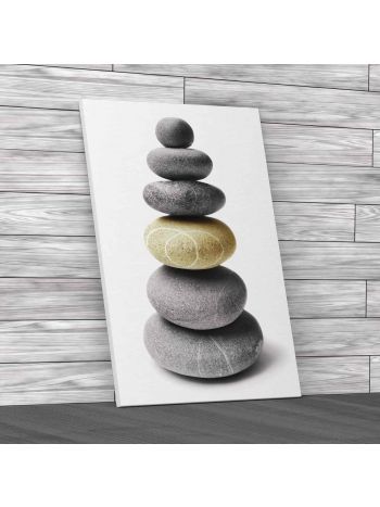 Pile of Pebbles Stones Canvas Print Large Picture Wall Art